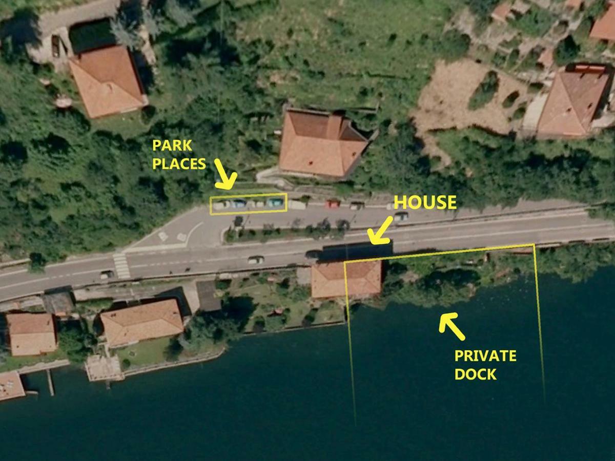 Charming House With Private Dock On Lake Como Argegno Luaran gambar